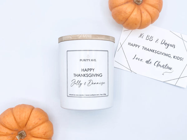 Thanksgiving Luxury Soy Candle