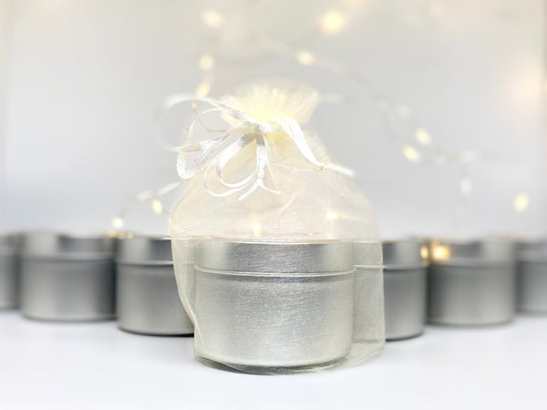 Custom Candle Favors- 4 oz tins