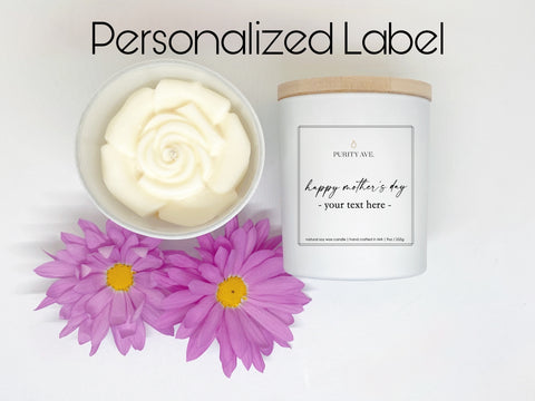 Mother’s Day Candle - Personalized Label