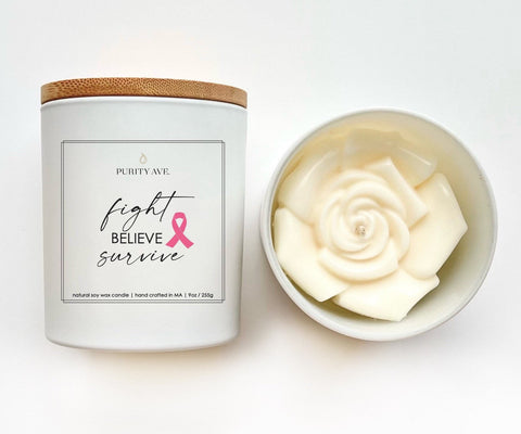 Fight, Believe, Survive Luxury Soy Candle